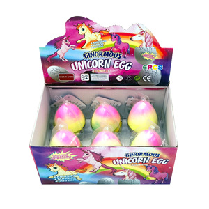 Huevo de unicornio arcoíris mágico para sorprender a las niñas, juguete de simulación de animales, modelo novedoso para niños - Product Image 5