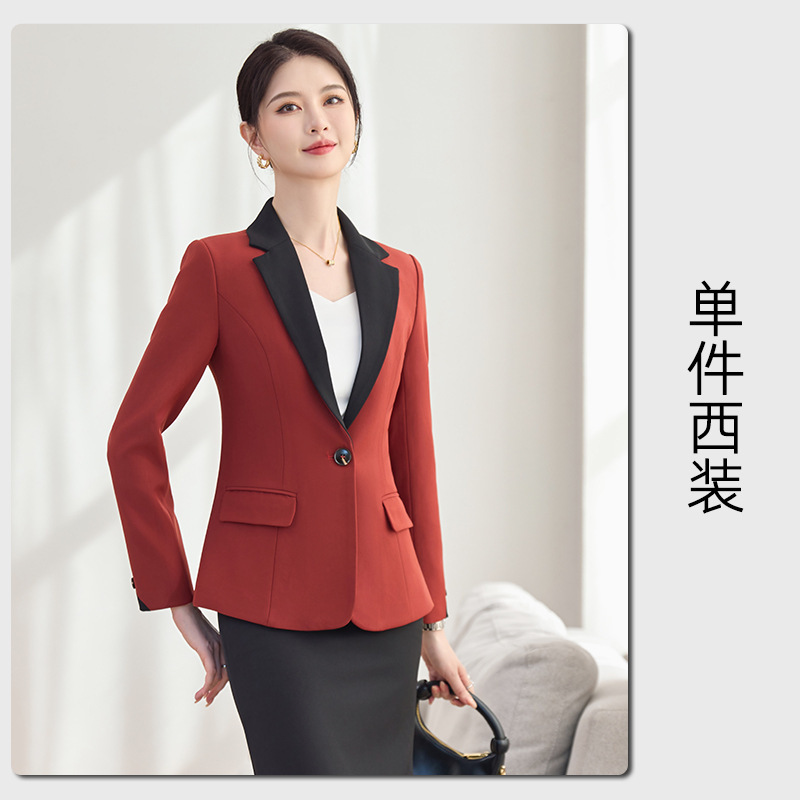 Red single-piece suit