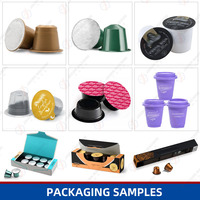 Machine de remplissage automatique Dolce Gusto en plastique pour thé, café, capsules, dosettes, K, boîtes en papier, emballage, cartonnage, ligne