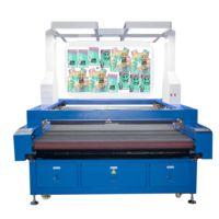 Machine de découpe laser à alimentation automatique 1800*2000MM, puissance 150W, pour tissus textiles, vêtements