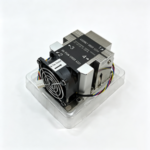 Refroidisseur de processeur actif 205W avec 4 caloducs en cuivre pour Intel LGA3647 2U X11 <span class=keywords><strong>Purley</strong></span> Xeon 6025, ventilateur, base en cuivre, ailettes en aluminium, personnalisé - Product Image 2