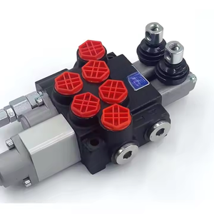 Válvula de Control Direccional Hidráulica Manual Monobloque HUAMAO P40 de 1-7 Vías con Carrete Flotante para Tractor, Cargadora y Maquinaria Agrícola - Product Image 3