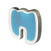 Coussin de siège en gel de silicone inodore, orthopédique et confortable pour conducteur de camion, avec soulagement de la douleur et base antidérapante