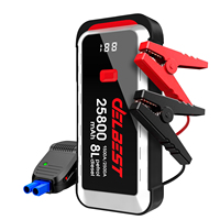 Kit complet de démarreur de batterie 25800mAh pour moteurs essence 8.0L/diesel 8.0L, booster de batterie de voiture portable 1500A, batterie externe, étui de transport d'urgence