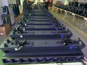 Barre de lumière LED RVBW à tête mobile pour scène, éclairage DMX512 pour DJ, soirées et événements - Product Image 5