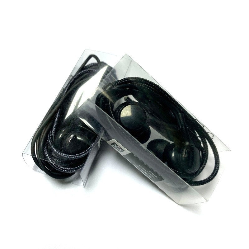 หูฟัง S8 ขนาด 3.5 มม. ไม่มีโลโก้ สีดำ