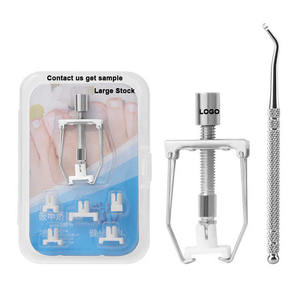 Offre Spéciale orteil ongles récupérer outil de Correction en acier inoxydable <span class=keywords><strong>pince</strong></span> à lisser <span class=keywords><strong>ongle</strong></span> incarné ensemble orthopédique pour <span class=keywords><strong>traitement</strong></span> de pédicure - Product Image 1