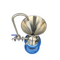 Machine de broyage colloïdal verticale industrielle SUS304 de qualité alimentaire pour l'industrie des boissons, des jus et de la bière