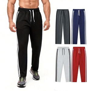 <span class=keywords><strong>Pantaloni</strong></span> Sportivi Casual da <span class=keywords><strong>Uomo</strong></span> di Alta Qualità con Tasche con Zip e Strisce <span class=keywords><strong>Laterali</strong></span>, Joggers per <span class=keywords><strong>Uomo</strong></span> - Product Image 1