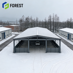 Entrepôt à longue portée en structure acier préfabriquée moderne, certifié CE, pour les besoins industriels, résidentiels, hospitaliers et de stockage - Product Image 1