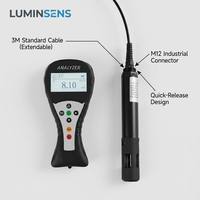 Analizador de Oxígeno Disuelto con Sensor DO, Método de Fluorescencia CE, IP68, Más de 100.000 Registros, Tipo C, Exportación RS485 Modbus