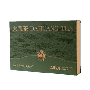Caja de regalo para té, mini estuche de papel con impresión exquisita en relieve para té de roca Wuyi, té Dancong de canela, empaque de regalo. - Product Image 3