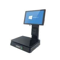 Báscula de Pesaje con Pantalla Táctil Capacitiva de 10 Puntos, Pantalla Doble, PC con Sistema Operativo Android/Windows, Wi-Fi 6, Memoria de 4GB/8GB/16GB, 15.6 Pulgadas