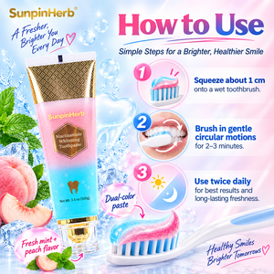 Pasta Dental Probiótica Orgánica Blanqueadora Anticaries, Limpieza Profunda, Sin Flúor, Fórmula Suave, Cuidado para Dientes Sensibles, Frescura - Product Image 4
