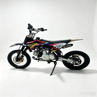 125cc Automatic Dirt Bike Gasoline Off Road Motorcycle Pitbike with Front Rear Disc Brakes Inverted Hydraulic Shock Absorber