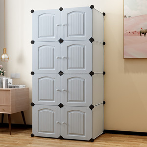 High Quality <strong>Plastic</strong> DIY Cloth <strong>Wardrobe</strong> - Product Image 6