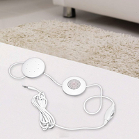Jbl — haut-parleur oreiller stéréo blanc, avec connecteur de 3.5mm, commande sonore pour lecteur MP3 MP4