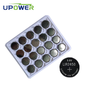 Ili <span class=keywords><strong>lir2450</strong></span> 3.6V Lithium-ion di động nút pin 160mAh Li-ion có thể sạc lại đồng xu di động cho Đồng hồ Đồng hồ CMOS Pin - Product Image 3