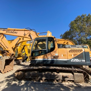 รถขุดมือสอง Hyundai 220LC 9S สภาพ 80% สีเดิมจากโรงงาน โครงการขนาดกลาง รถขุดตีนตะขาบมือสอง ขาย - Product Image 3