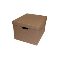 Caja de Cartón Personalizada para Almacenamiento de Archivos con Tapa
