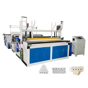 Machine manuelle haute performance pour la fabrication de papier toilette avec fonctions d'embossage, de découpe et de rembobinage, capacité de 200 m/min, 380 V, marque Honglun - Product Image 6