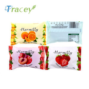 Savon fruité Harmony à la pomme, design personnalisé en gros, gravure, logo, extrait de fruit, savon blanchissant à la pomme, 70g, savon fruité Harmilly - Product Image 3