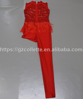 Costume de danse OEM pour filles, justaucorps sans manches, justaucorps de gymnastique rythmique à paillettes pour enfants, costumes de danse une pièce