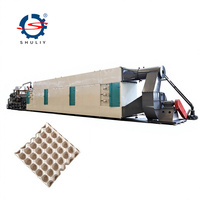 Four de séchage métallique à moteur PLC intégré, machine automatique de fabrication de plateaux à œufs, ligne de production complète de plateaux à œufs