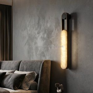 <span class=keywords><strong>Lampada</strong></span> da Parete LED in Alabastro dal Design Italiano Creativo e Minimalista per Soggiorno, Corridoio, <span class=keywords><strong>Camera</strong></span> da Letto e Comodino - Product Image 5