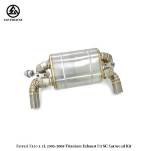 Échappement CSZ de haute qualité en alliage de titane, silencieux Valvetronic, tuyau d'échappement pour <span class=keywords><strong>Ferrari</strong></span> F430 4.3L 2005-2009, commande à distance - Product Image 2