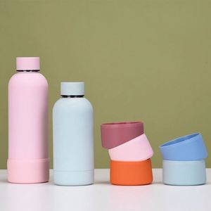 Bar Accessories <b>Hot</b> <b>Water</b> <b>Bottle</b> Cup Bottom Cover Thickened Flexible Silicone Non-Slip Base Protector Reusable 2 Pack - Product Image 2