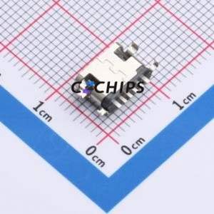 HX TYPE-C 6P CB 1.2 USB Connector SMD Connector ( Connector Type: Type-C )( Gender: Female )( Mounting Type: Sink Board ) - Product Image 2
