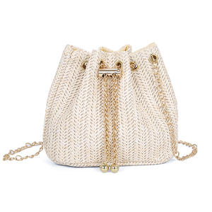 Bolso de Fieltro de Mano para Mujer, Estilo Coreano Retro, Tendencias de Primavera 2023, Simple, Casual, de Hombro o Cruzado con Cadena, Tamaño Mediano - Product Image 6