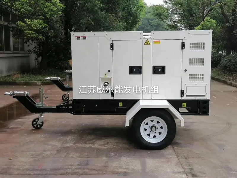 Groupe électrogène diesel 20kva avec YSD490D, générateur de type mobile, moteur YangDong