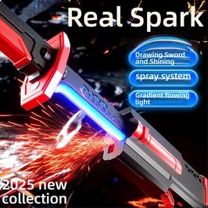 Espada Cyberpunk con Luz Cambiante de Color, Espada Cyberpunk Brillante con Chispas y Humo - Product Image 4