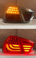 Pièces de voiture automatiques SJC pour BMW série 3 E90 assemblage de feux arrière 2005-2008 feux arrière de clignotant de frein de conduite à LED modifiés