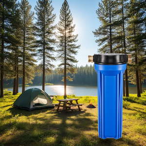 Sistema de filtro de agua para exteriores de 1 etapa con filtración manual para campistas, caravanas y embarcaciones - Product Image 2