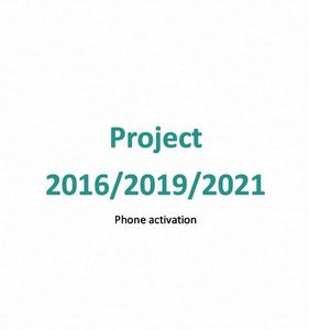 Versión Pro de Activación Telefónica para el Software Project Professional 2016/2019/2021/2024, Envío Garantizado en Línea - Product Image 1