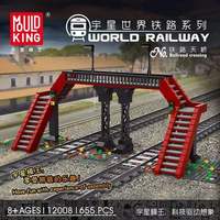 MK 12008, Tren Harmony de la Serie Ferroviaria de Transporte, de Plástico ABS, Bloques de Construcción Educativos, Rompecabezas para Niños