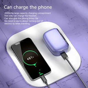 M32 TWS หูฟังไร้สายหูฟังบลูทูธสเตอริโอควบคุมแบบสัมผัสลดเสียงรบกวนกันน้ำหูฟังหูฟังพร้อมไมโครโฟน - Product Image 5