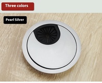Passe-câble rond robuste en nylon, cache-trou pour câbles, gestion durable des câbles pour mobilier de bureau commercial et de bâtiment