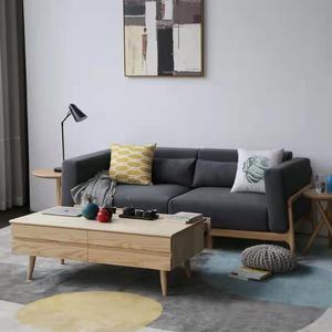 ชุดโซฟาห้องนั่งเล่นสไตล์สแกนดิเนเวียแบบสั่งทำเซตโซฟาแบบแบ่งส่วนทันสมัยไม้เฟอร์นิเจอร์บ้านผ้า <span class=keywords><strong>S1</strong></span>โฟม<span class=keywords><strong>1</strong></span>ชุด - Product Image 1