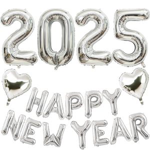 Light Gold 2025 Happy New Year <strong>Balloon</strong> 32 Inch Champagne Gold 2025 Foil Number <strong>Balloons</strong> Set Festival <strong>Prom</strong> Party Supplies - Product Image 3