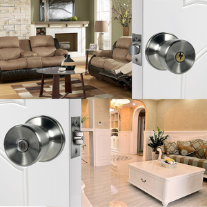 2025 Bestseller-Tür knauf mit Schloss und Schlüssel Außen-und Innen türschloss für den Gewerbe-und Wohnbereich der Haustür - Product Image 5