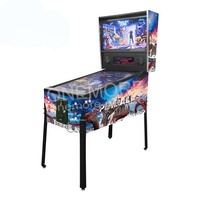 Machine de jeu de flipper virtuel à 3 écrans de 43 pouces, jeux de flipper, plus de 1000 jeux, anglais, 1 à 2 joueurs