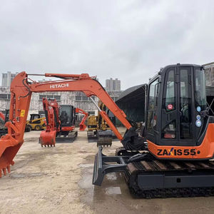 Excavatrice Hitachi ZX55 d'occasion certifiée CE, modèle 2023, très rentable, en vente : ZX55USR-5A, ZX60U, moteur, boîte de vitesses, pompe à engrenages - Product Image 2