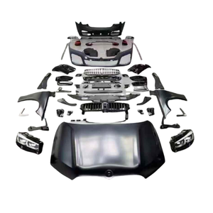 Para <span class=keywords><strong>BMW</strong></span> 7 Series F01 F02 G11 G12 Kits de carrocería de actualización Nuevos parachoques traseros delanteros ABS 760 <span class=keywords><strong>750</strong></span> Actualización G12 Faros antiniebla - Product Image 1