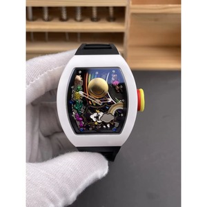 Popular bestseller 88 Smile White Ceramic Blue Crystal top-grade water-resistant 50-bar <b>automatic</b> mechanical watch - Product Image 1