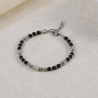Bracelets en perles ajustables et empilables pour femmes, style bohème, onyx noir, œil de tigre, turquoise, résistants à la corrosion, imperméables, faits à la main