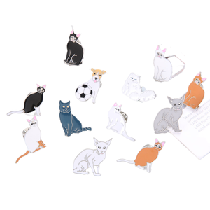 Broches para Mascotas Más Vendidos Transfronterizos, Insignias para Gorras, Accesorios Decorativos de Aleación <span class=keywords><strong>con</strong></span> Efecto Goteo de Aceite, Diseño Exclusivo, Suministro Directo F - Product Image 1